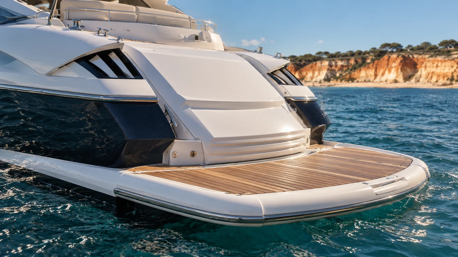 Sunseeker Predator 68 — REHAB — Stern platform